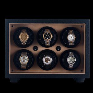 Orbita 6 Insafe Watch Winder in Cream Color